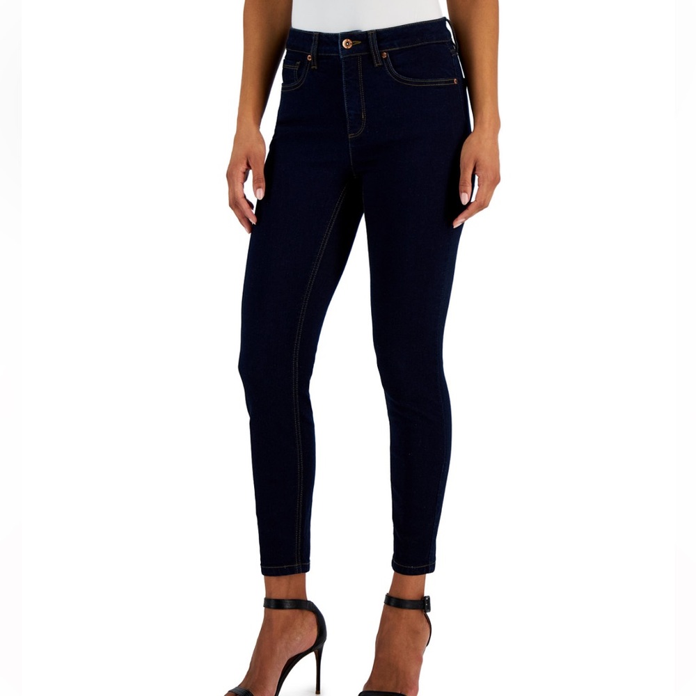 Anne Klein High Rise Skinny Ankle Jeans 10